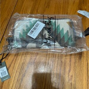 Myra Bag Green and Cream Wallet